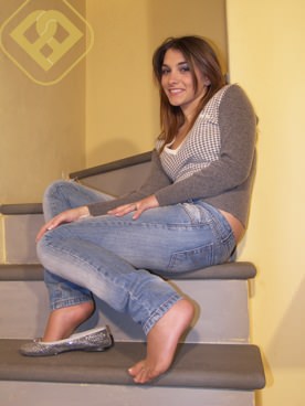 Valentina: bellezza italiana con piedi bellissimi