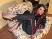 Valentina: italian beauty with breathtaking feet